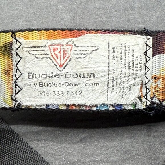 Buckle Down Belt Doctor Dr Who DW The Doctors Seatbelt Adjustable EUC Faces - Picture 5 of 6